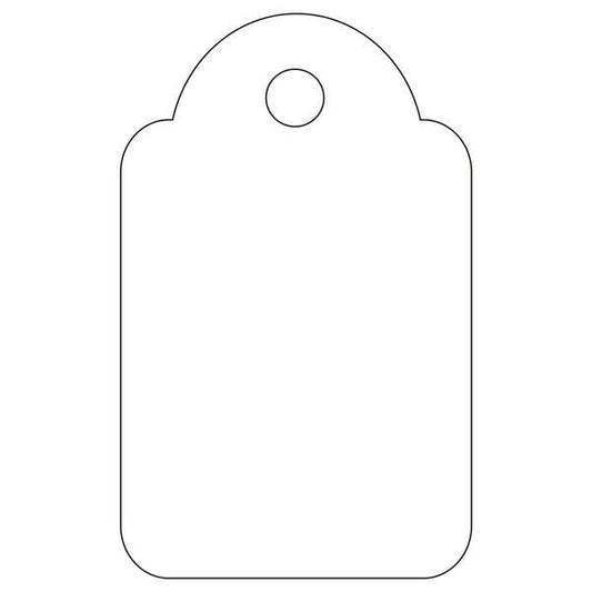 Apli Etiquetas Colgantes Blancas 18 x 29mm 200 U. - Prinkweb