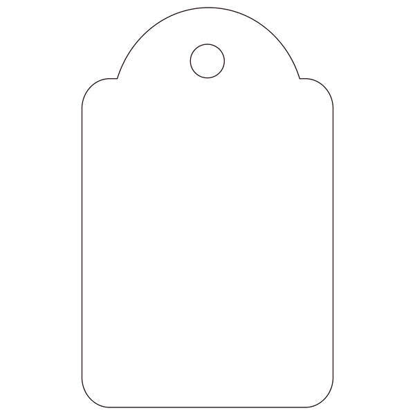 Apli Etiquetas Colgantes Blancas 22 x 35mm 100 U. - Prinkweb