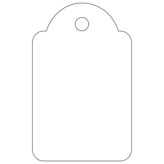 Apli Etiquetas Colgantes Blancas 22 x 35mm 100 U. - Prinkweb