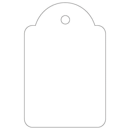 Apli Etiquetas Colgantes Blancas 28 x 43mm 100 U. - Prinkweb