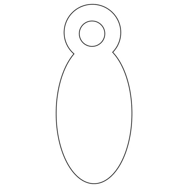 Apli Etiquetas Colgantes Blancas 8 x 19mm 1.000 U.