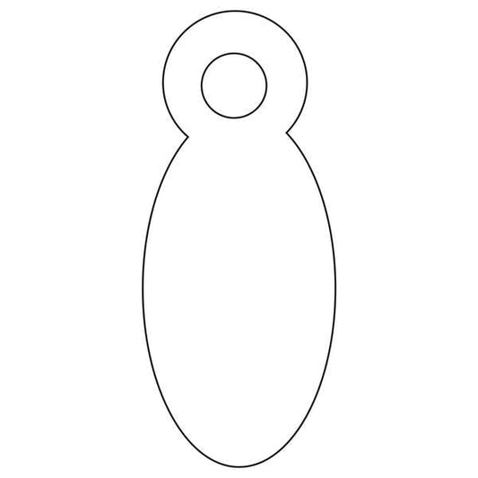 Apli Etiquetas Colgantes Blancas 8 x 19mm 1.000 U.