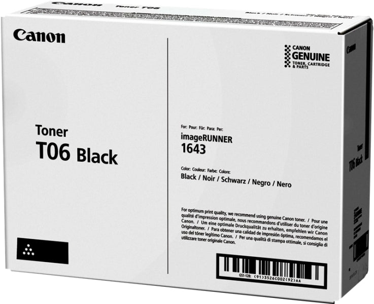 Canon T06 Negro Cartucho de Toner Original - 3526C002 - Prinkweb
