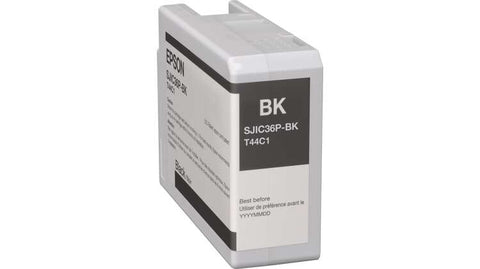 Cartucho de tinta original Epson SJIC36P preto - C13T44C140/SJIC36P(K)