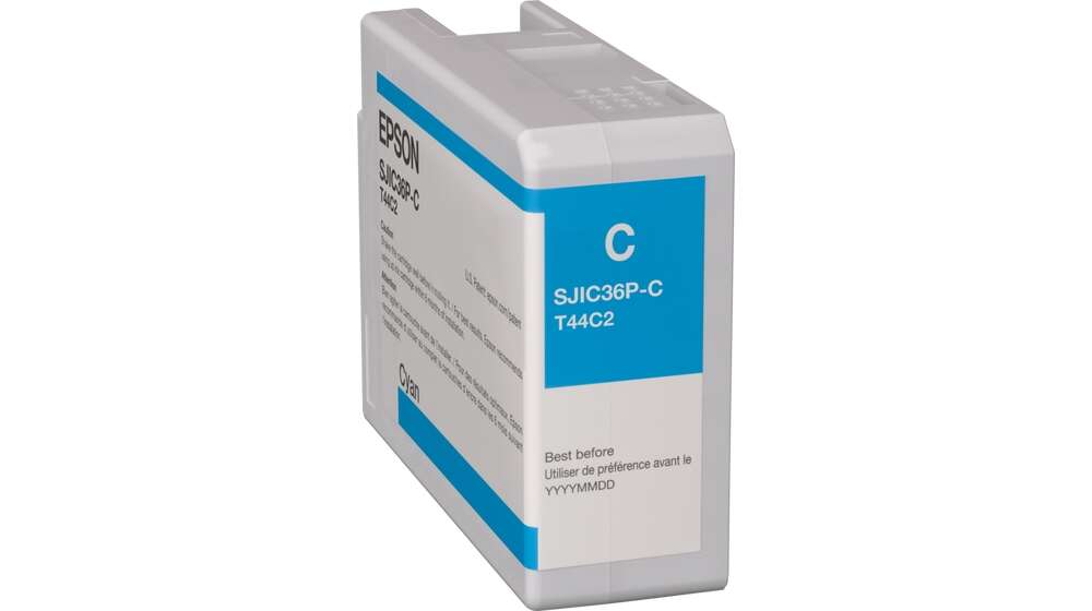 Epson SJIC36P Cyan Cartucho de Tinta Original - C13T44C240/SJIC36P(C) - Prinkweb