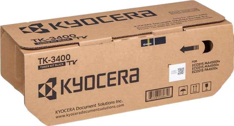 Kyocera TK3400 Negro Cartucho de Toner Original - 1T0C0Y0NL0 - Prinkweb