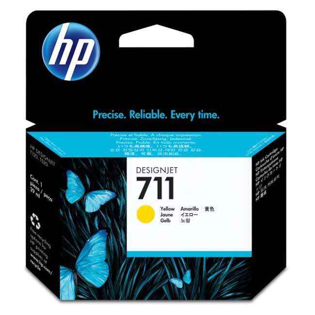 HP 711 Amarillo Cartucho de Tinta Original - CZ132A - Prinkweb