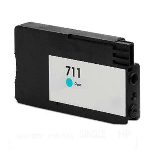 Cartucho compatible HP 711 cian