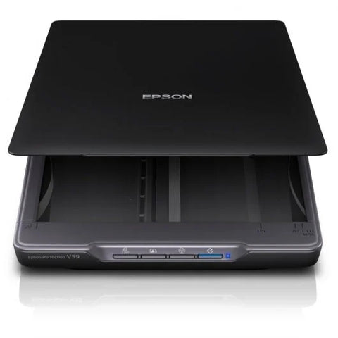 Scanner photo et document Epson Perfection V39II 4800 dpi - Alimentation et connexion USB - Fabriqué avec 30 % de plastique recyclé
