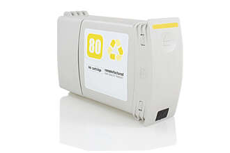 Cartucho compatible HP 80 amarillo