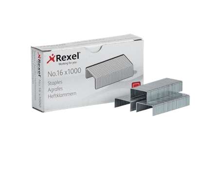 Rexel Caja de 1000 Grapas 24/6 - Hasta 20 Hojas - Acero de Alta Calidad - Patilla de 6mm