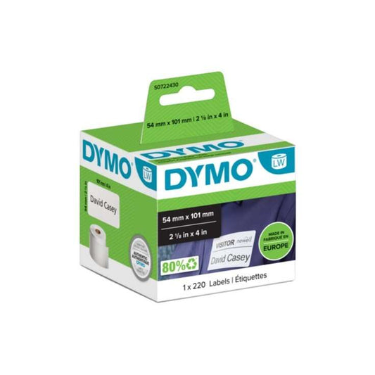 Dymo LW 99014 Etiquetas Originales de Envios Autoadhesivas - 101x54mm - 220 Unidades - S0722430 - Prinkweb