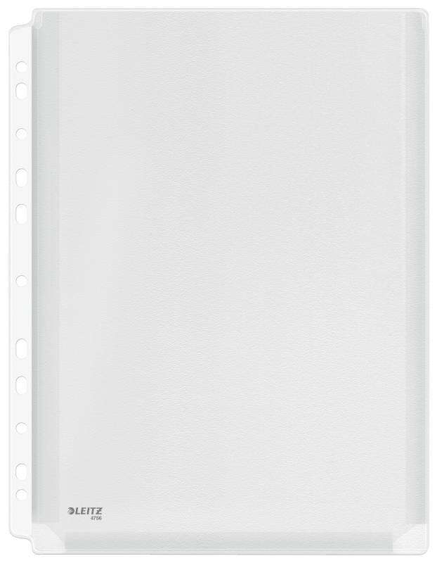 Esselte Fundas Fuelle Estandar A4 PVC Liso Multitaladro-11 - Capacidad 200 Hojas - Transparente (170 Micras)