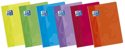Oxford Classic Pack 1 unidades0 unidades Libretas Grapadas Formato A4 Horizontal 1 Linea - 48 Hojas con Margen - Tapa Blanda Plastificada - Colores Surtidos