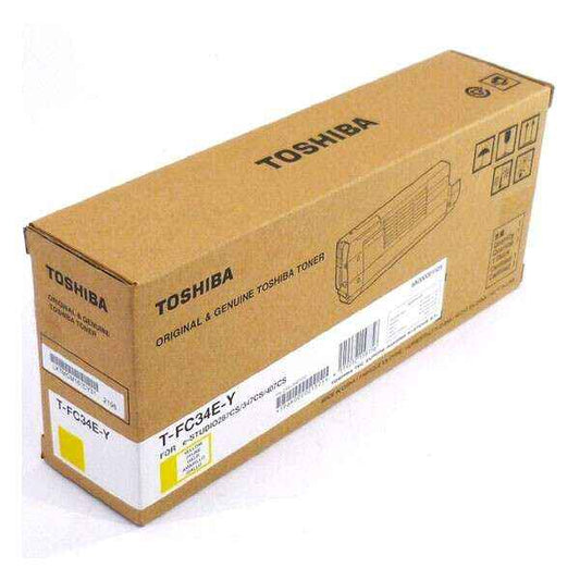 Toshiba T-FC34EY Amarillo Cartucho de Toner Original - 6A000001812 - Prinkweb