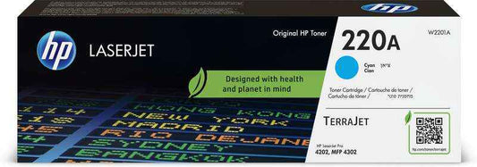 HP W2201A Cyan Cartucho de Toner Original - 220A - Prinkweb