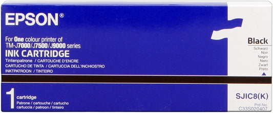 Epson SJIC8(K) Negro Cartucho de Tinta Original - C33S020407 - Prinkweb