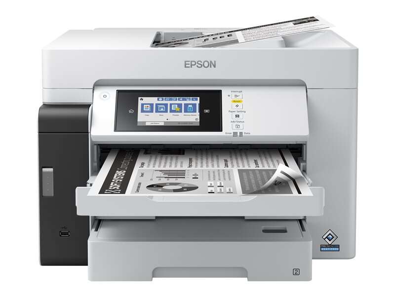 Epson EcoTank Pro ET-M16680 Impresora Multifuncion Monocromo A3 Duplex WiFi Fax 25ppm - Prinkweb