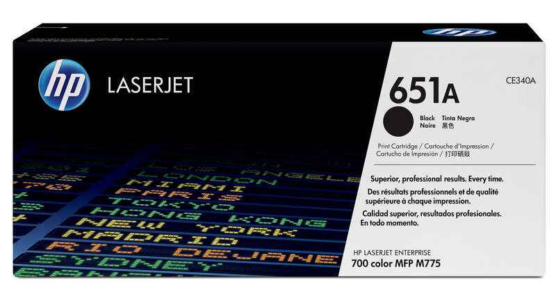 HP CE340A Negro Cartucho de Toner Original - 651A - Prinkweb