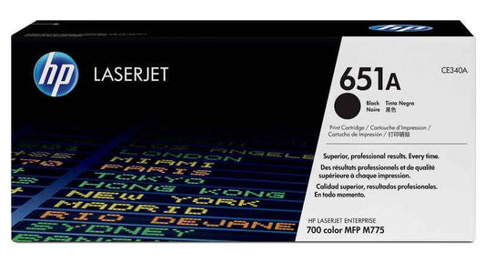 HP CE340A Negro Cartucho de Toner Original - 651A - Prinkweb