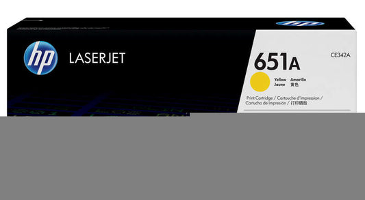 HP CE342A Amarillo Cartucho de Toner Original - 651A - Prinkweb