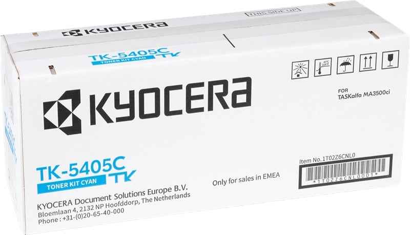 Kyocera TK5405 Cyan Cartucho de Toner Original - 1T02Z6CNL0/TK5405C - Prinkweb