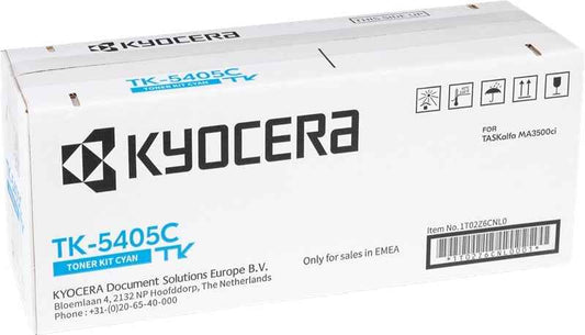 Kyocera TK5405 Cyan Cartucho de Toner Original - 1T02Z6CNL0/TK5405C - Prinkweb