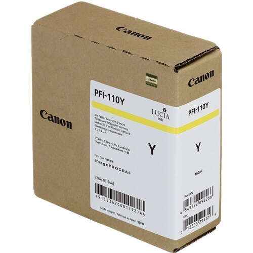 Canon PFI110 Amarillo Cartucho de Tinta Original - 2367C001 - Prinkweb