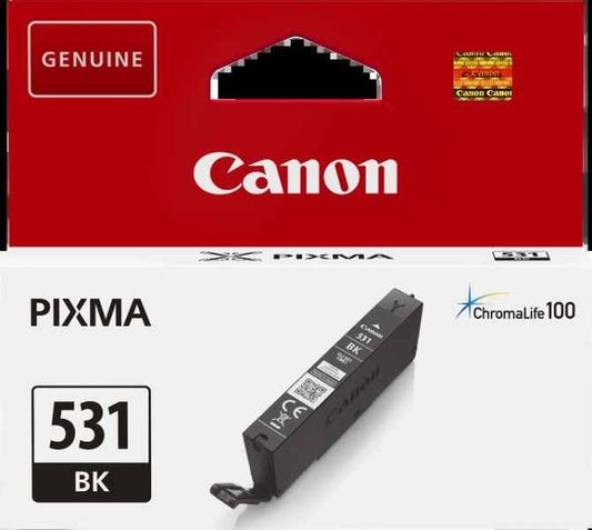 Canon CLI531 Negro Cartucho de Tinta Original - 6118C001/CLI531BK - Prinkweb