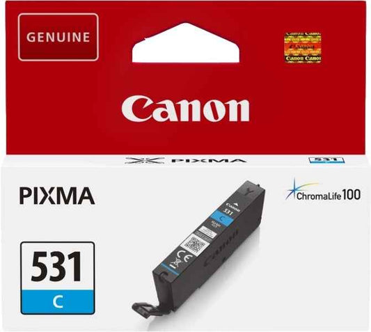 Canon CLI531 Cyan Cartucho de Tinta Original - 6119C001/CLI531C - Prinkweb
