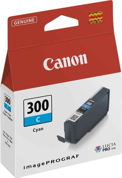 Canon PFI300 Cyan Cartucho de Tinta Original - 4194C001/PFI300C - Prinkweb