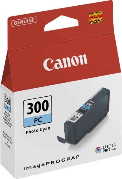 Canon PFI300 Cyan Photo Cartucho de Tinta Original - 4197C001/PFI300PC - Prinkweb