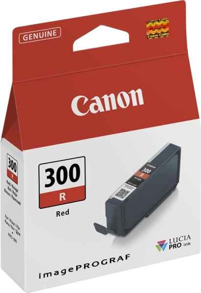Canon PFI300 Rojo Cartucho de Tinta Original - 4199C001/PFI300R - Prinkweb