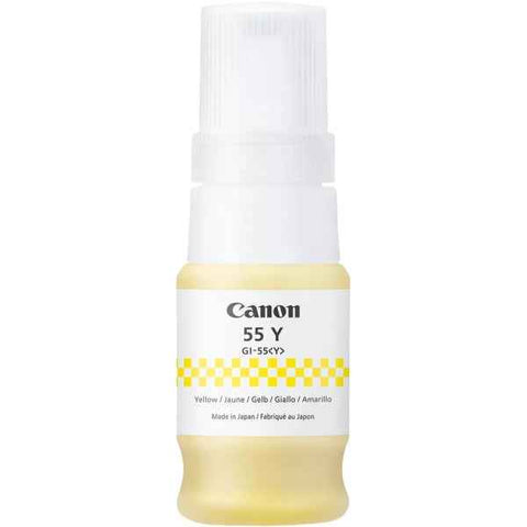 Canon GI55 Yellow Original Ink Bottle - GI55Y/6291C001