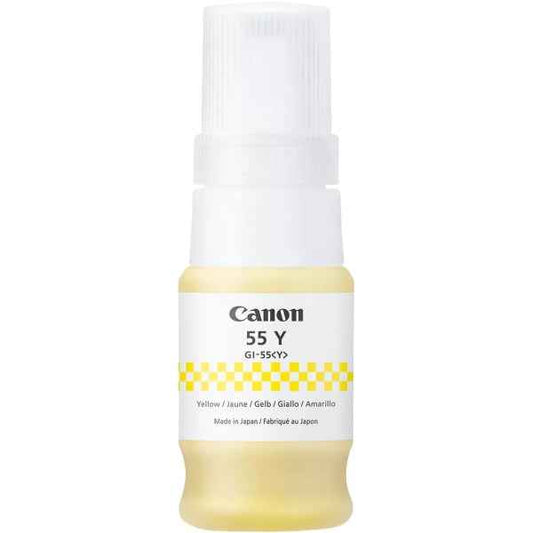Canon GI55 Amarillo Botella de Tinta Original - GI55Y/6291C001 - Prinkweb