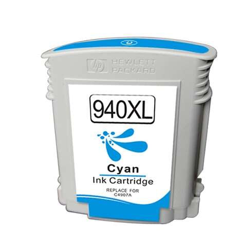 Cartucho compatible HP 940XL cian