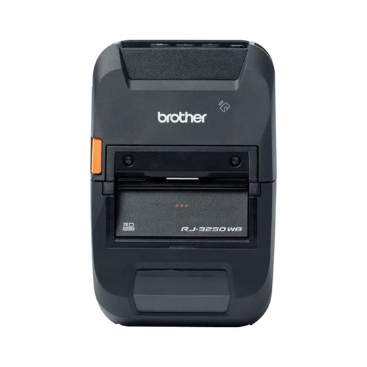 Impresora de etiquetas Brother RJ3250WBL — WiFi, Bluetooth, USB, NFC