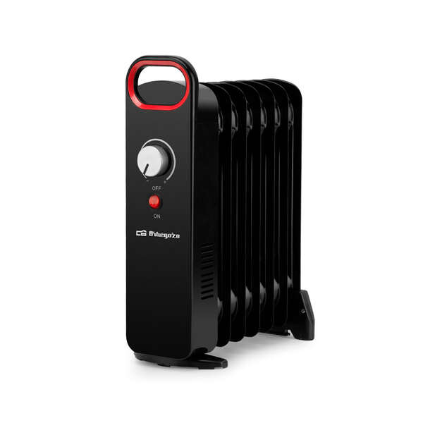Radiateur à bain d'huile Orbegozo RO 1030 Junior - Puissance maximale 1000 W - Thermostat réglable - Protection contre la surchauffe - Compact et sûr 