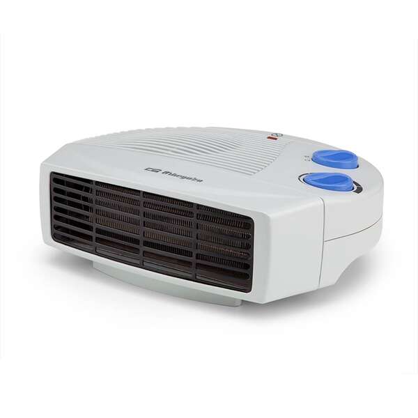Aquecedor horizontal Orbegozo FH 5008 - Potência de 2000 W - 2 níveis de aquecimento - Termostato ajustável - Proteção contra sobreaquecimento - Função de ventilador 