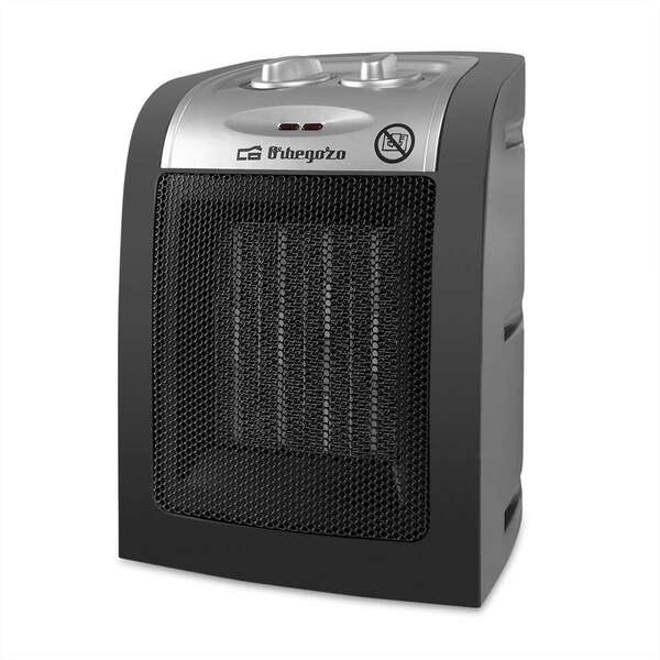 Chauffage céramique compact Orbegozo CR 5017 - Puissance réglable - Protection contre la surchauffe - Fonction ventilateur - Design moderne - Économe en énergie 