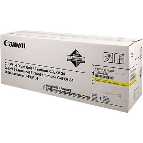 Canon CEXV34 Amarillo Tambor de Imagen Original - 3789B003 (Drum) - Prinkweb