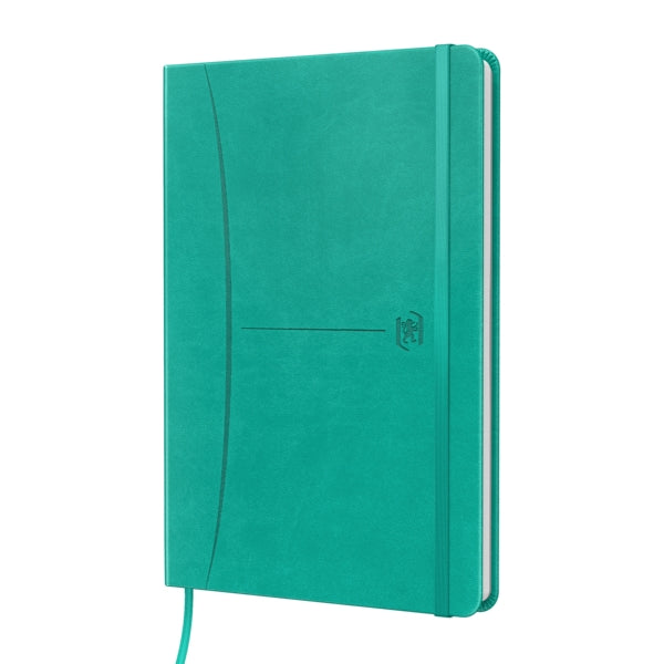 Oxford Signature Cuaderno Cosido Tapa Extradura A5 Dots 5x5 104 Hojas - Cuaderno de Alta Calidad - Tapa Resistente - Formato A5 - Paginas con Puntos 5x5 - 104 Hojas - Color Ice Mint - Cantidad: 5 - Prinkweb
