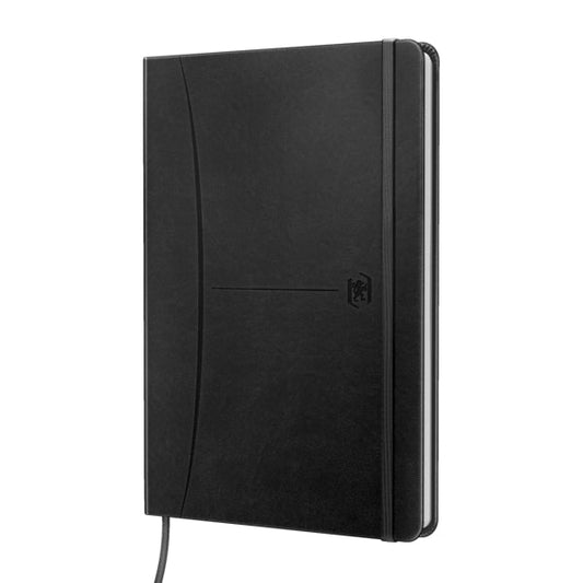 Oxford Signature Cuaderno Cosido Tapa Extradura A5 Liso 80 Hojas - Diseño Elegante y Profesional - Tamaño Practico A5 - Tapa Resistente Extradura - 80 Hojas Lisas de Alta Calidad - Cantidad: 5 - Prinkweb