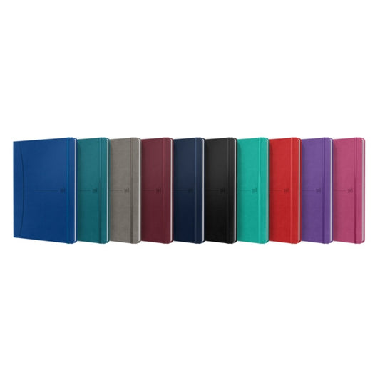 Oxford Signature Cuaderno Cosido Tapa Extradura B5 - 1 Linea - 80 Hojas - Colores Surtidos - Cantidad: 10 - Prinkweb