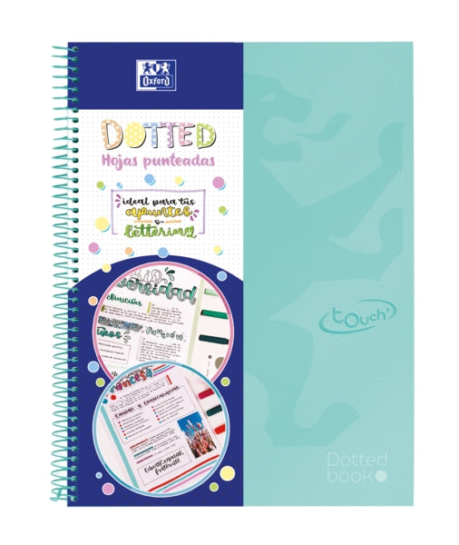 Oxford School Touch Europeanbook Dotbook A4+ - Tapa Extradura - Dots 5x5 - 80 Hojas - Cantidad: 5 - Prinkweb
