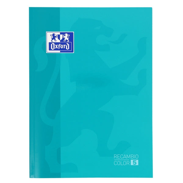 Oxford School Touch Cuaderno de Recambio - Tamaño A4 - Tapa Blanda - Encolado 5x5 - 80 Hojas - Cantidad: 5 - Prinkweb