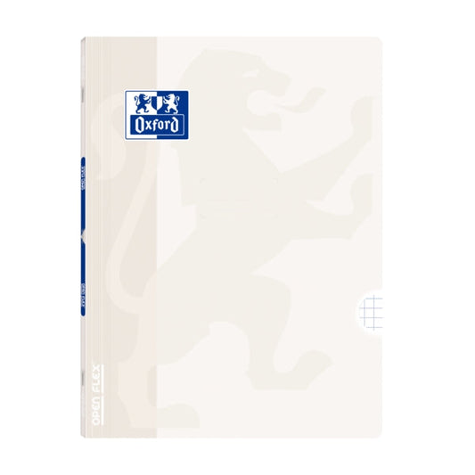 Oxford Libreta Grapada Openflex A4 - Tapa de Plastico Resistente - Grapada para Mayor Durabilidad - 4x4 con Margen para Organizar tus Notas - 48 Hojas de Papel Blanco de Alta Calidad - Cantidad: 10 - Prinkweb