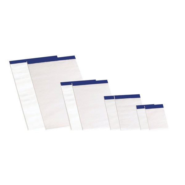 Enri A7 Bloc de Notas Grapado 80 Hojas Lisas - Sin Tapa - Tamaño Compacto - Ideal para Llevar a Todas Partes - Prinkweb