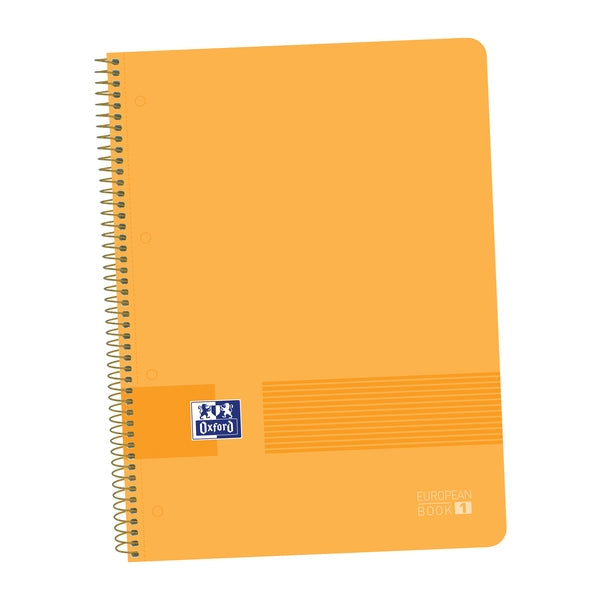 Oxford Live&Go A4+ Cuaderno de Plastico - Tapa Resistente - Formato A4+ - 80 Hojas Cuadriculadas 5x5 - Cantidad: 5 - Prinkweb