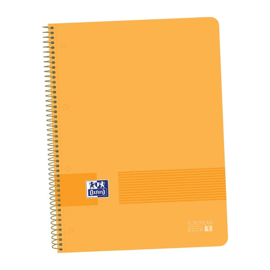 Oxford Live&Go A4+ Cuaderno de Plastico - Tapa Resistente - Formato A4+ - 80 Hojas Cuadriculadas 5x5 - Cantidad: 5 - Prinkweb